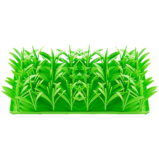 Meadow Design Pet Slow Feeding Mat Creative Grass Design Licking Mat Cat and Dog Eating Non-Slip Slow Feeding Mat