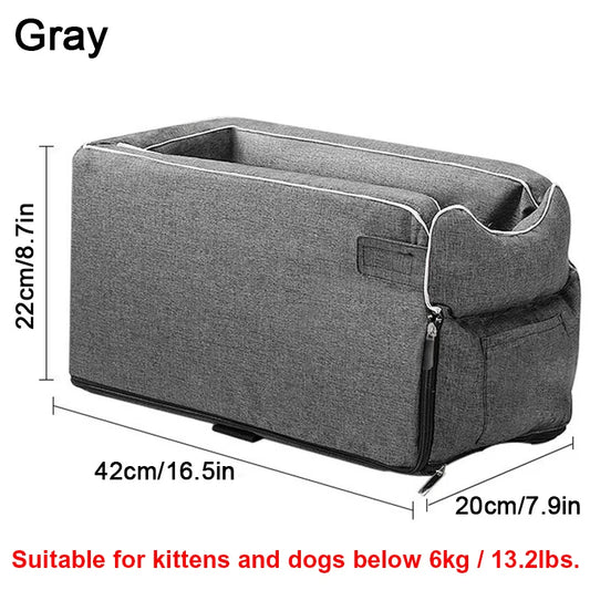 Portable Dog Cat Car Seat Travel Companionship Safety Pet Car Bed Transport Dog Carrier Protection House Cat Accessories Winter
